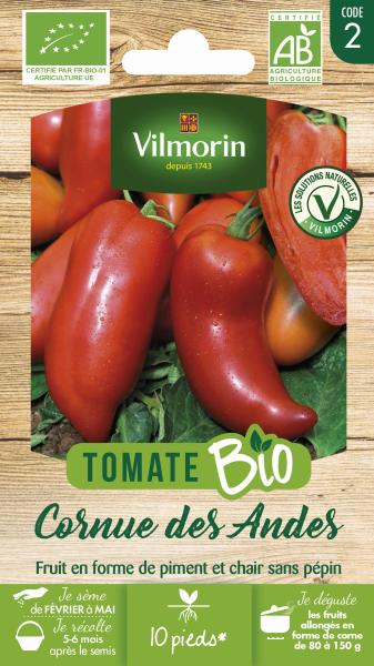 Potagères - Tomate Cornue des Andes - BIO - PACKAGING_RECTO